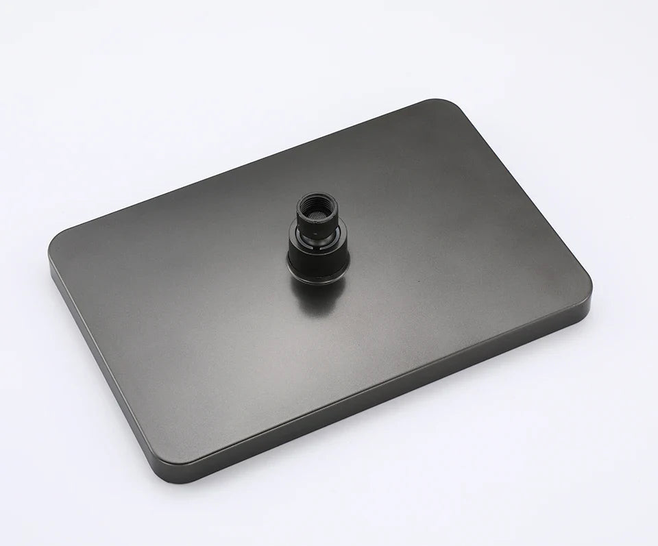 Desantis - Modern LED Rainfall Shower System with Temperature Display and Four Functions