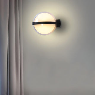 Caspian - Modern 10W Round LED Outdoor Wall Light