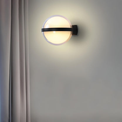 Caspian - Modern 10W Round LED Outdoor Wall Light