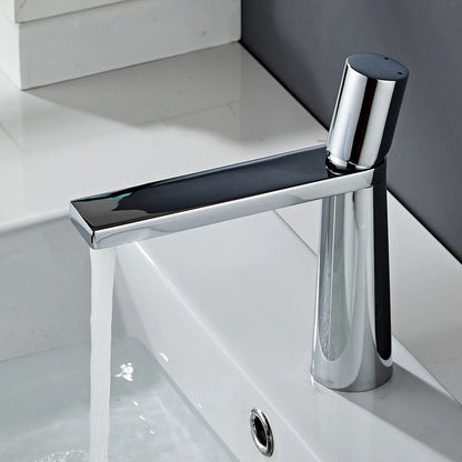 Yoselin - Modern Rectangular Spout Single-Handle Bathroom Tap