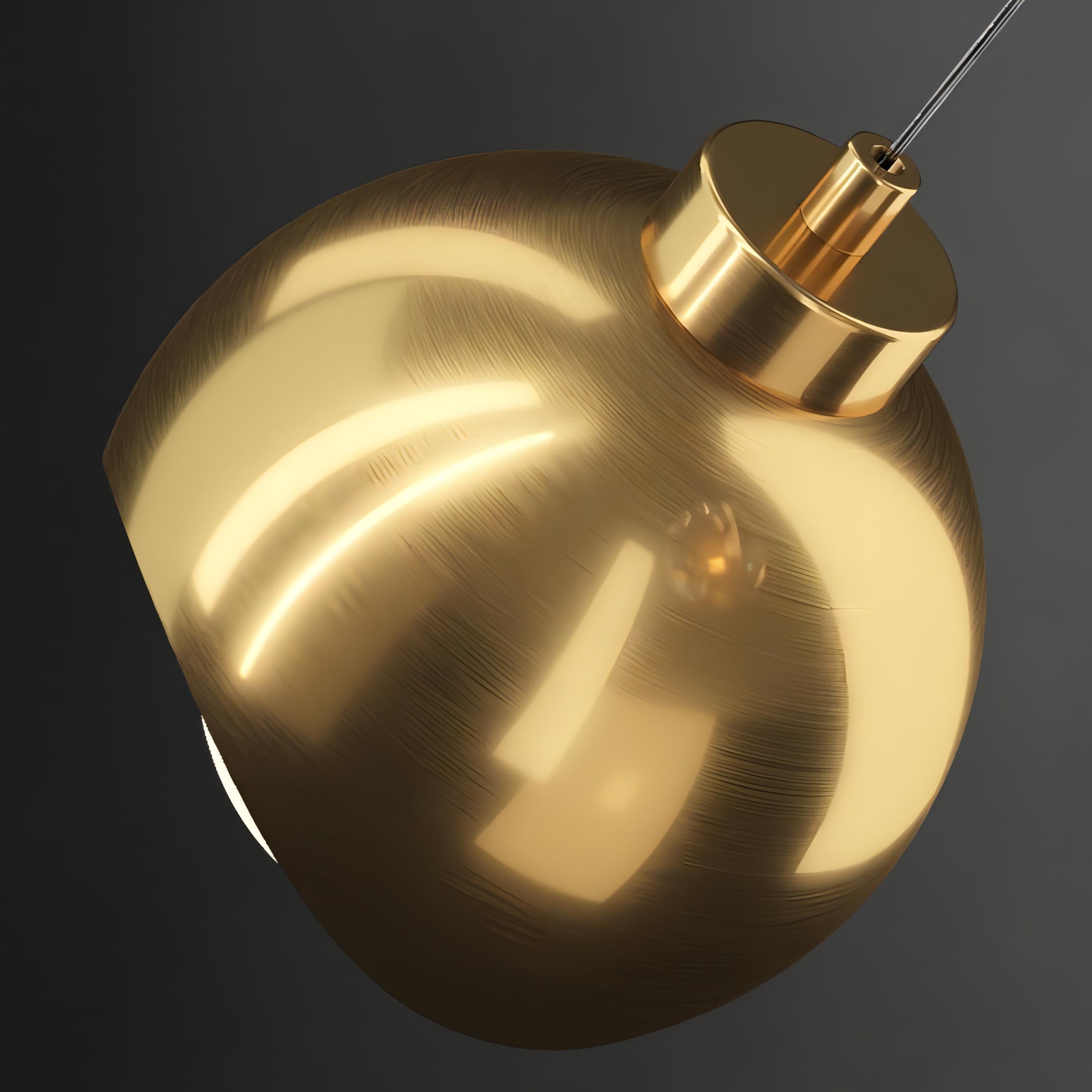 Noe - Half Moon Shade Double Head Crystal Pendant Hanging Ceiling Light