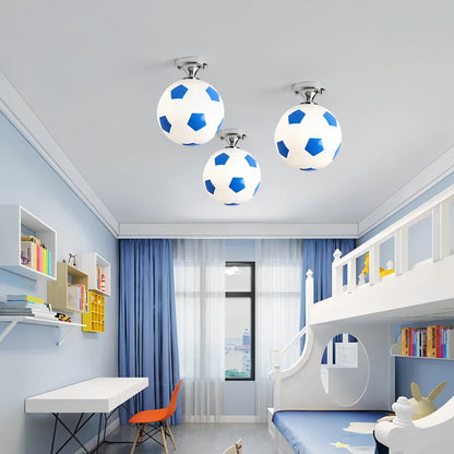 Samara - Glass Ball Children's Room Ceiling Light