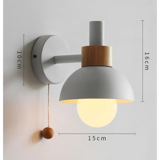 Zakai - Nordic Round Hanging Switch Sconce Wall Light