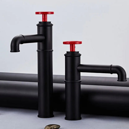 Jena - Industrial Style Single Handle Black Basin Mixer Tap