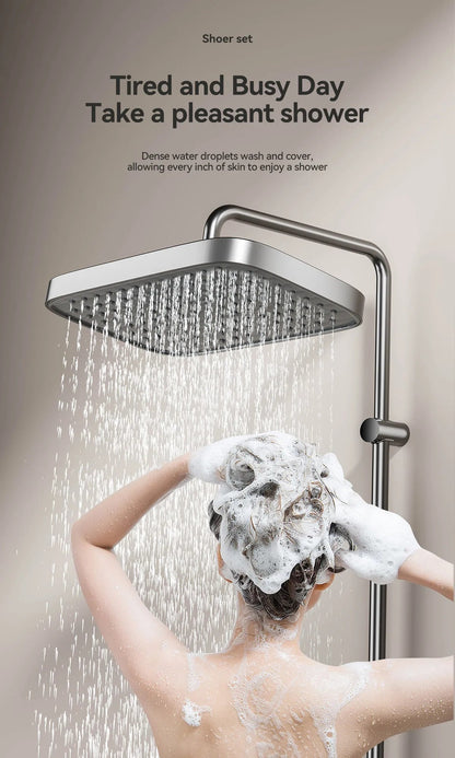 Atkins - Digital Display Thermostatic Shower Set With Ambient Light