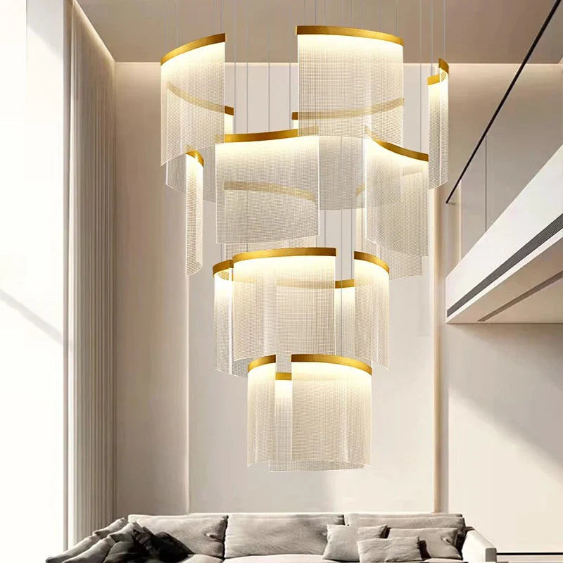 Mora - Round Hanging APP Dimmable Hanging Ceiling Chandelier