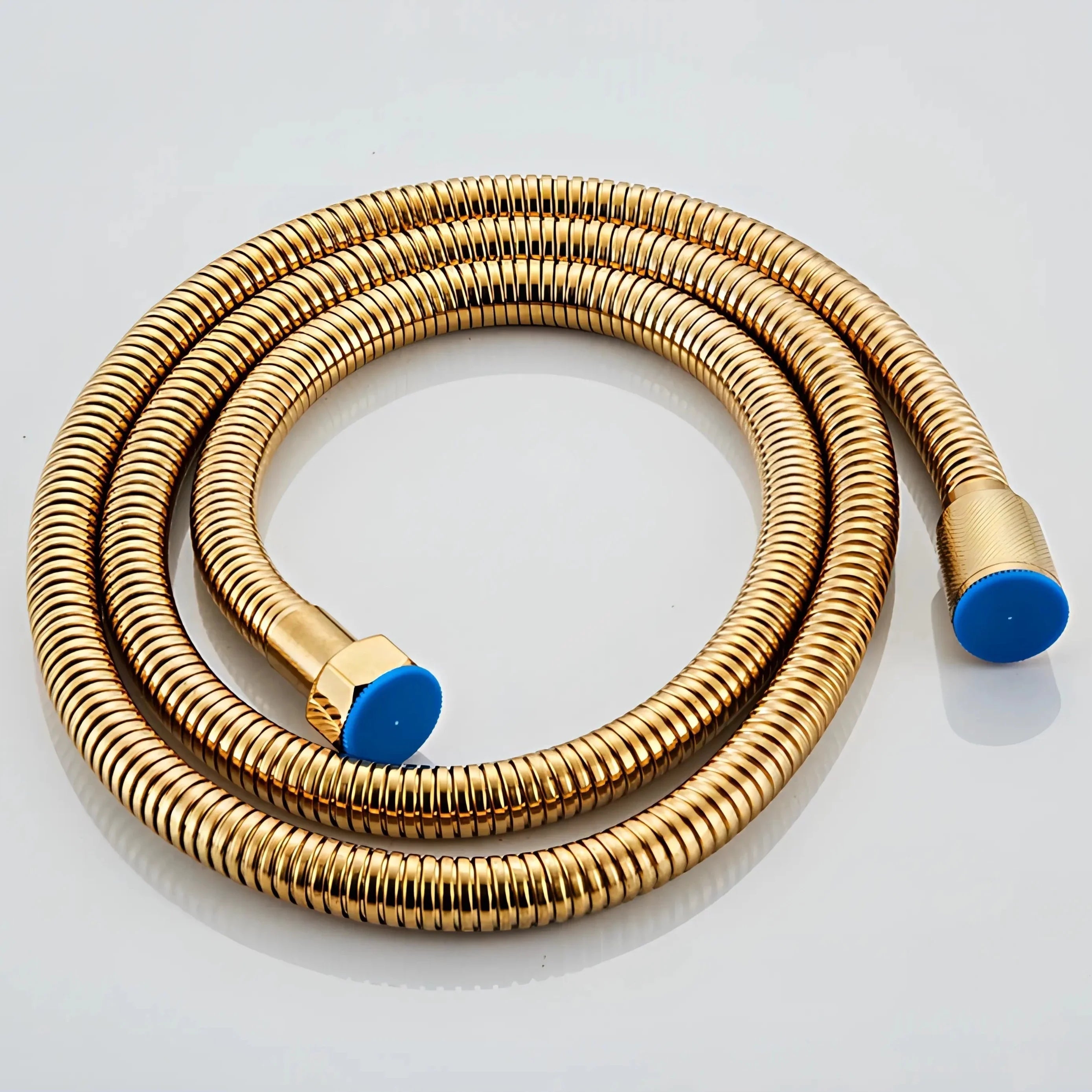 Wilburn - Freestanding Floor Gold Swan Bathtub Tap with Handheld Shower