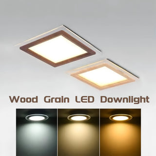 Disdemona - Ultra Thin LED Wood Grain Ceiling Downlight/Spotlight