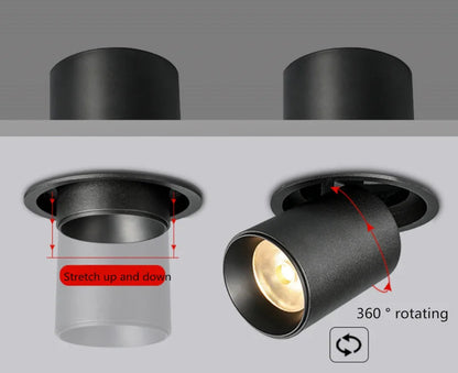 Moise - LED Recessed Rotating Ceiling Downlight