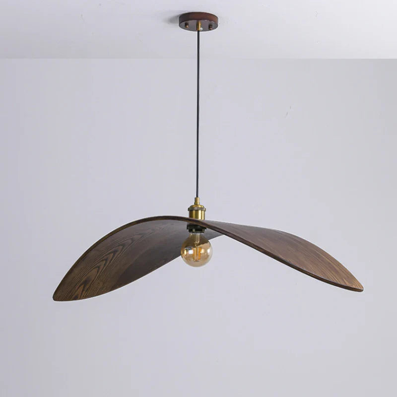 Iliana - Bird Curved Wood Style Hanging Pendant Ceiling Light
