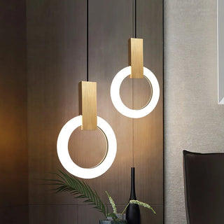 Omache - Modern LED Ring Hanging Ceiling Light