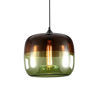 Marilyn - Modern Green And Blue Apple Glass Hanging Pendant Light