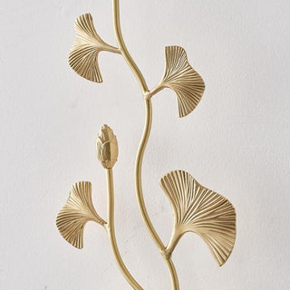 DALINDA - Gold Leaf Plant Wall Light