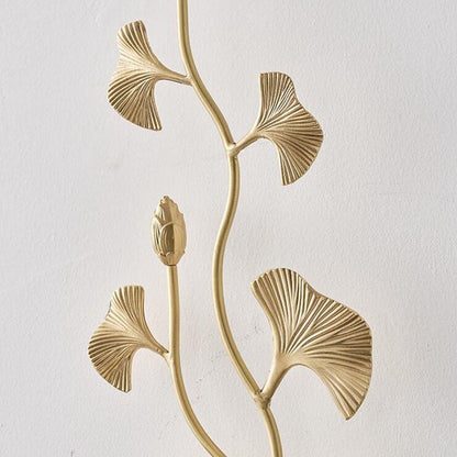 DALINDA - Gold Leaf Plant Modern LED Wall Light
