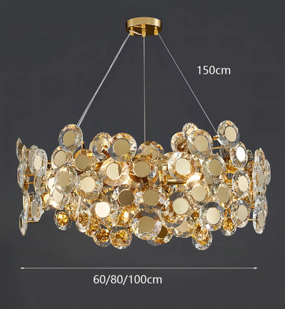Jorge - Modern Round Ball Glass Hanging Chandelier