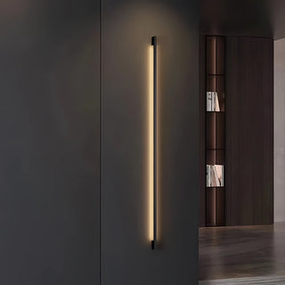 Dario - Modern Minimalist Long Thin Bar Black Wall Light