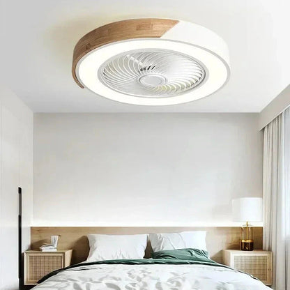 Varun - LED Round Nordic Modern Smart Ceiling Fan with LED Light