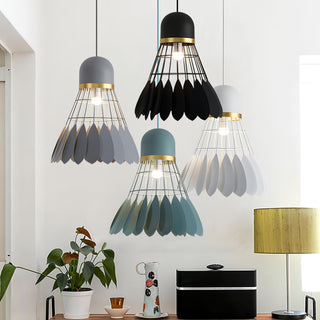 Titan - Round Cone Caged Pendant Ceiling Light