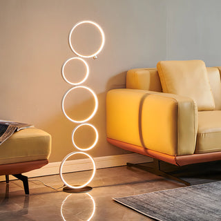Olivia - LED Multi Tier Circle Floor Lamp