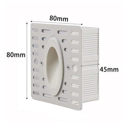 Vaughan - Round Recessed Modern Stair Wall Light