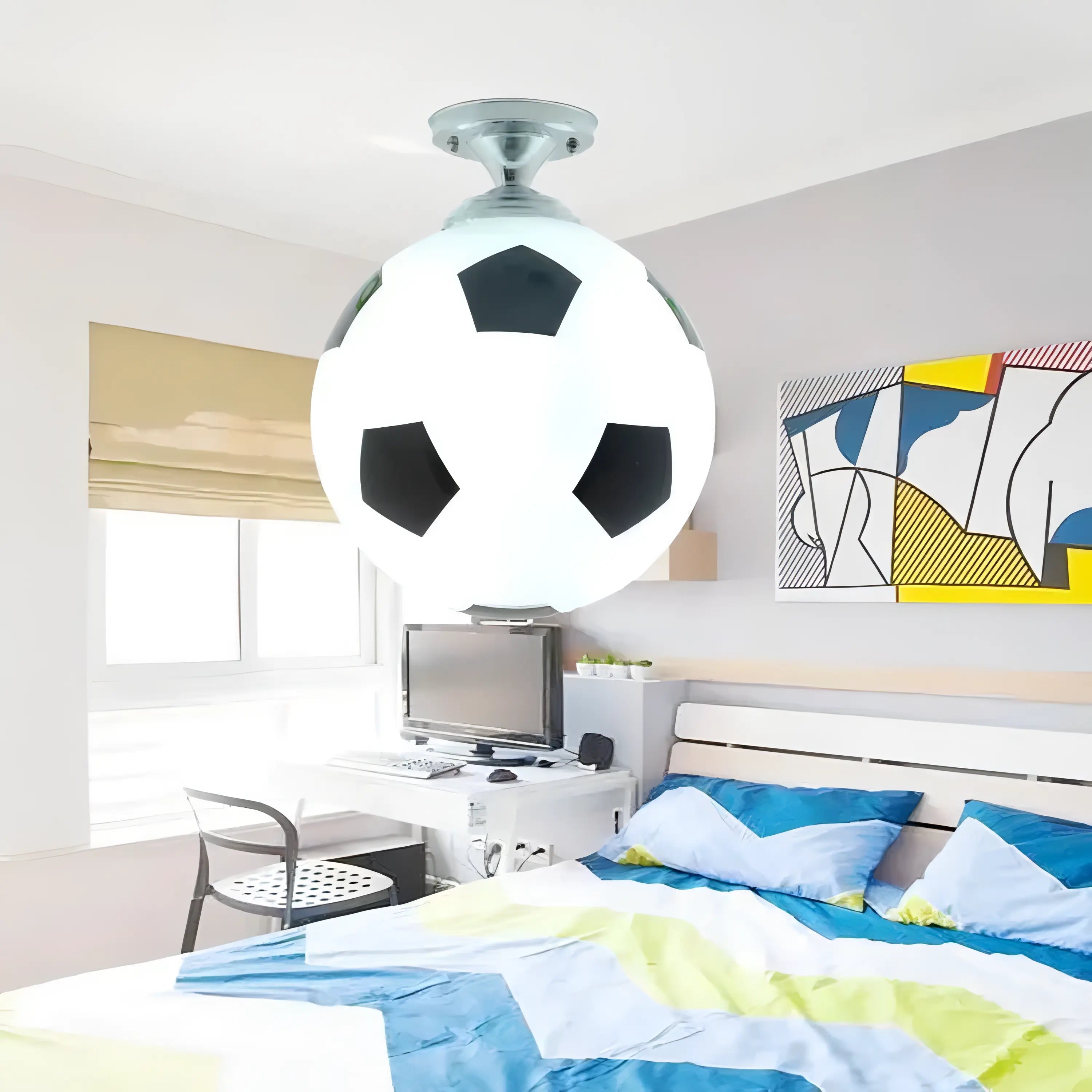 Samara - Glass Ball Children's Room Ceiling Light