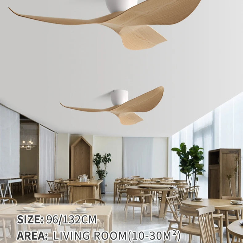 Reilly - Modern Ceiling Fan with Sculptural Integrated Light