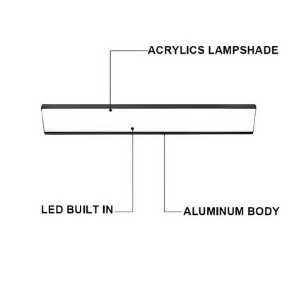 Enfys - LED Angled Outdoor Wall Light Bar