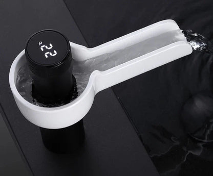 Lenkov - Digital LED Temperature Display Waterfall Basin Mixer Tap