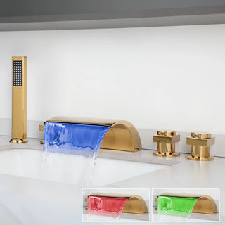 Anissa - Modern Waterfall Bathtub Tap/Shower Set