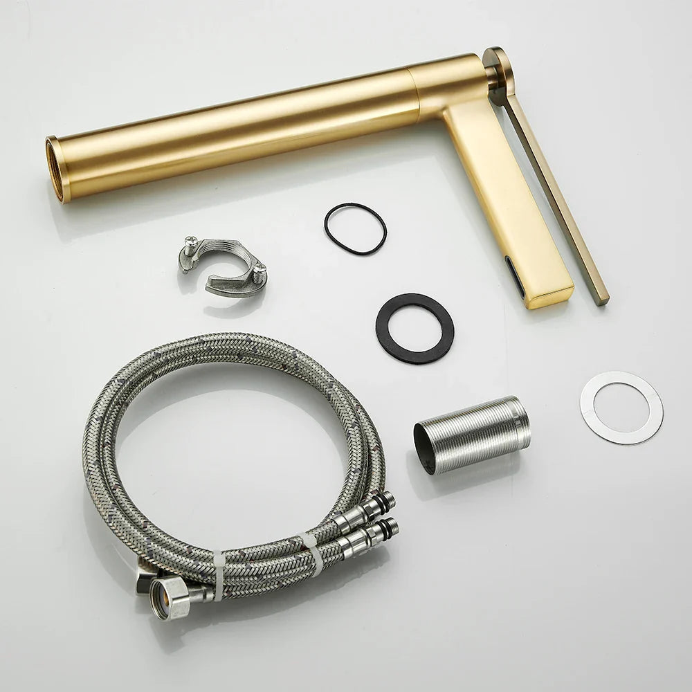 Tyree - Thin Single Lever Deck Mounted Basin Mixer Tap