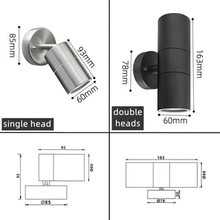 Marcellus - Outdoor Waterproof Rotatable Up/Down Wall Light