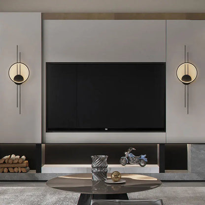 Piccolo - Minimalist Modern Circular Multi Arm Wall Light