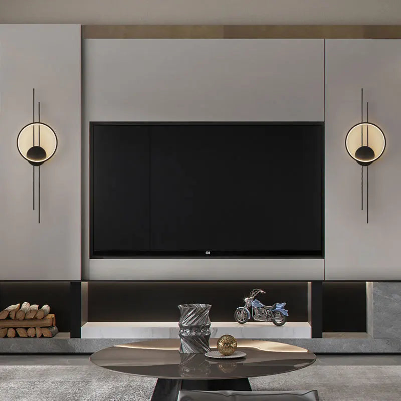 Piccolo - Minimalist Modern Circular Multi Arm Wall Light