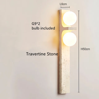 Maritza - Modern Stone Wabi-Sabi Style Wall Light