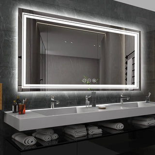 Angelina - Extra Large Backlit  Rectangle Bathroom Mirror