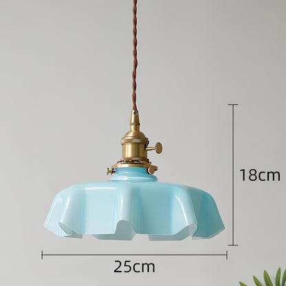 Henrik - Retro French Brass Pendant Hanging Ceiling Light