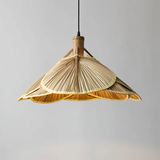 Homan - Handmade Leaf Bamboo Pendant Ceiling Light