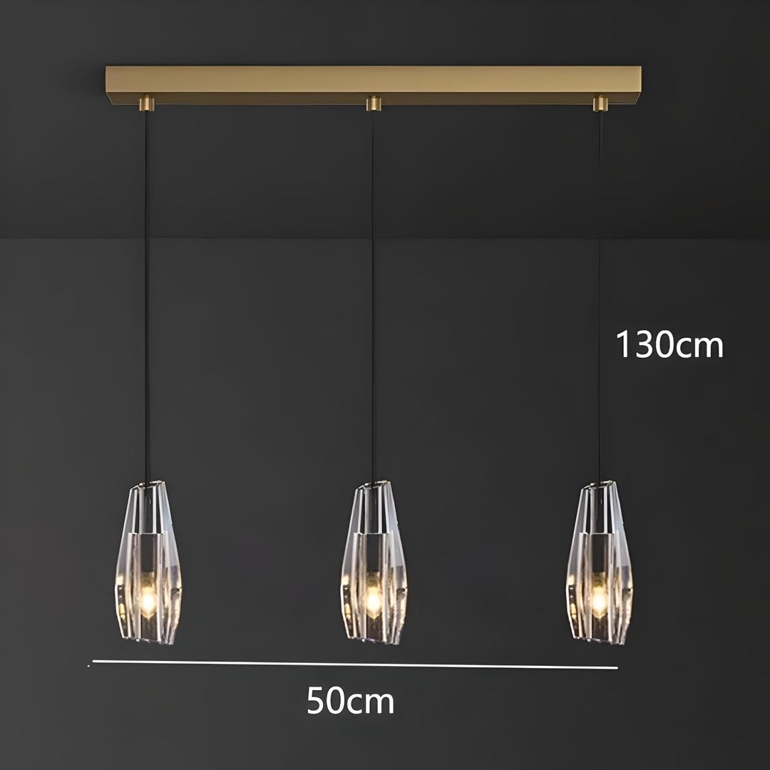 Wanda - LED Glass Crystal Modern Pendant Ceiling Light