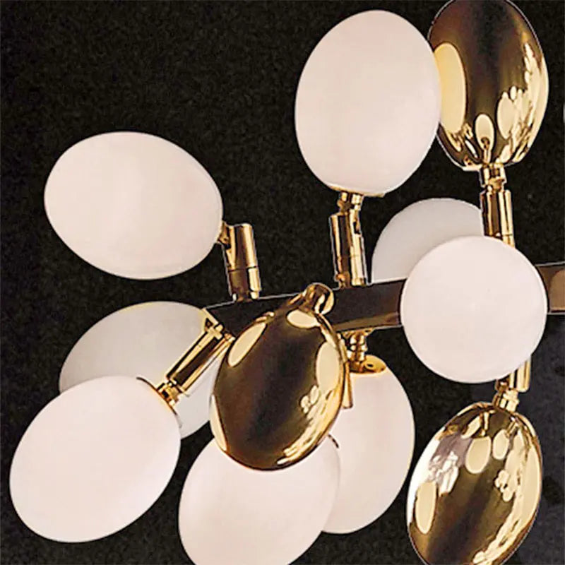 Boyd - Hanging White Petal Tree Modern Chandelier Ceiling Light