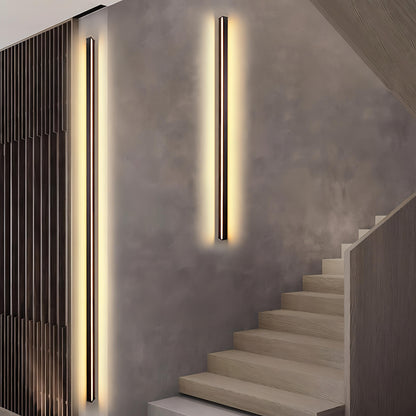 Langston - Modern Black Thin LED Wall Light Bar