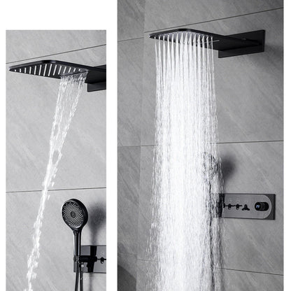 Dean - Modern LED Smart Display Wall Mounted Shower Set Multi Function