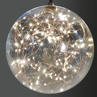 Raylan - Clear Glass Multi Bubble Ball Gold Ceiling Light Chandelier