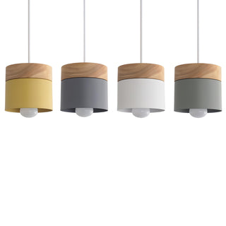 Maxton - Nordic Wood Round Pendant Hanging Ceiling Light