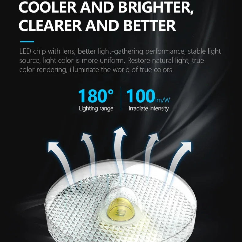 Johana - Modern 3-Blade Ceiling Fan with Integrated Round LED Light