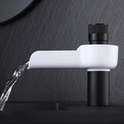 Lenkov - Digital LED Temperature Display Waterfall Basin Mixer Tap