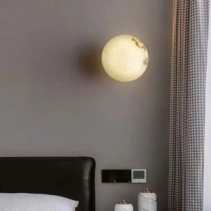 Rosangela - Minimalistic Marble Circular Wall Light