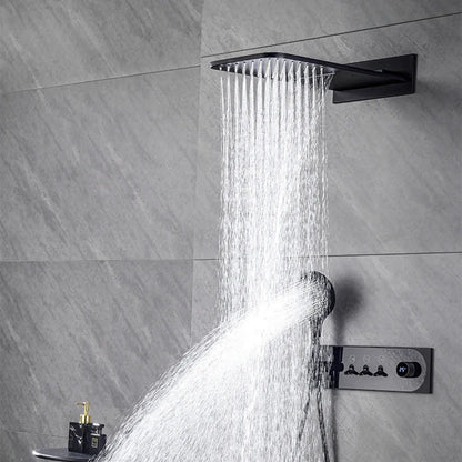 Dean - Modern LED Smart Display Wall Mounted Shower Set Multi Function