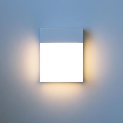 Rex - Modern Outdoor Square LED Light Box Wall Light