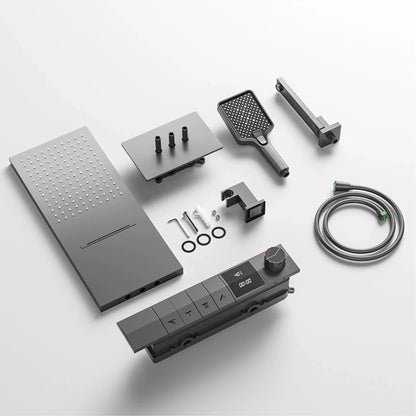 Castro - Brass LED Digital Shower System with Handheld Shower