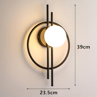 Avyaan - Modern Round Adjustable Bulb Angle Wall Light